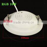Ultrathin 5W 10W 24 ColorsTube Lamps RGB LED Ceiling Panel Down Light With Remote Controller thumbnail-5