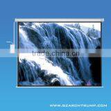 150" Matte White Remote Control Electric Projection Screen thumbnail-1