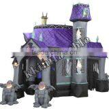 new design halloween inflatable haunted house