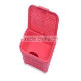 Popular Rectangle Plastic Storage Basket With Lid thumbnail-4