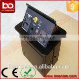 Aluminum Wire Drawing Hydraulic Pop Up Power Socket/ Multifunctional AV Power Outlets thumbnail-1