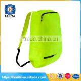 Strict process tourism light green small outdoor 210t/pu backpack sport