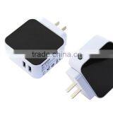 2 Port USB Multi Use Mobile Phone Home Charger With 4 Interchangeable EU US UK AU Plug thumbnail-2