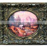 Golden Gilt Wooden Carved Oil Painting Frame