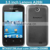 Cheap Lenovo A269 with 3.5inch MTK6572W Dual Core with best price