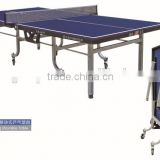 2016 New design blue color folded portable pong table
