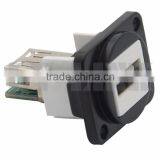 D Type Keystone USB2.0 Female Connector and Short Body Length thumbnail-1