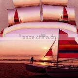 100% Cotton Reactive Printed 3D Scenery Bedding Set Wholesale Luxury