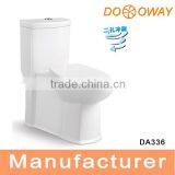 Sanitary Ware Strong Hydraulic One Piece Siphonic Flush Toilet DA336 thumbnail-1
