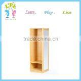 Wholesale High Quality Solid Wood Kids Furniture Small Wooden Wardrobe Closet thumbnail-5