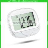 New Arrival Extra Large LCD Display Pedometer With Time and Belt Clip thumbnail-1