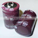 680UF/450V 35*50 Screw Terminal Aluminium Electrolytic Capacitor thumbnail-1