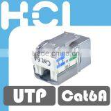 Coated Cat 6A RJ45 UTP Keystone Jack thumbnail-3