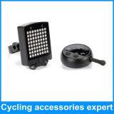 High Quality 64 LED Wireless Remote Control Bicycle Bike Signal Brake Rear Light With Laser Warning thumbnail-2