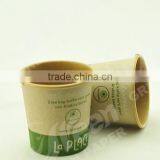 Kraft Paper Made for Beverage,brown Color Cup,green New Develop Product thumbnail-3