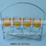 Glass Transparent Jar Used for Spice