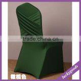 LGC037 Red Ruffled Universal Spandex Chair Cover thumbnail-5