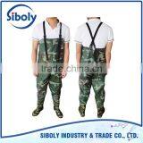 Ideal for Workers in Wet and Muddy Conditions Pvc Waterproof Chest High Waders thumbnail-2