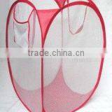 Laundry Hamper With Mesh Material thumbnail-3