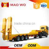 3 Axle 40 Ton 16 Meter Low Plate Semi Trailer for Sale China Supplier thumbnail-1