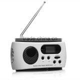 Portable Emergency Radio Solar Powered Dab Radio Powerful Flashlight Pocket Charger thumbnail-1