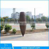 All-Weather Outdoor Wicker Furniture Coffee Stool thumbnail-5