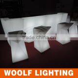 Remote Control Plastic Outdoor Furniture With LED Light