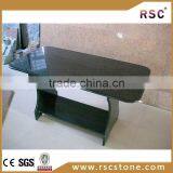 Royal Golden Sandalwood Custom Cut Marble Table Top thumbnail-1