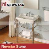 Newstar Hotel Project Corner Hanging Metal Bathroom Vanity Base thumbnail-4