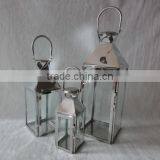 Set of 3 Stainless Steel Candle Lantern thumbnail-2