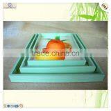 Set Vivid Pictures Fruit Rectangle Shape Wood Tray thumbnail-3