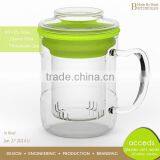 Outside Protable Borosilicate Colorful Glass Coffee Pot thumbnail-1