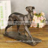 Decorative Resin Antique Bronze Greyhound Dog Statue thumbnail-2