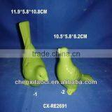 Porcelain Animal Figurine- Glazed Porcelain Bird Statue-elephant Arts Crafts Ceramic Porcelain Animal Statue in White Glaze for thumbnail-1