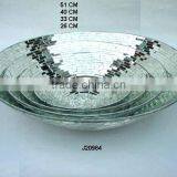 Iron Bowl With Glass Mosaic Other Colours Available thumbnail-1