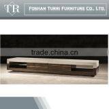 Contemporary Furniture TV Stand Wooden and Travertine TV Stand thumbnail-2