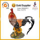 21 Inch Garden Decoration Lifelike Resin Standing Animal Sculpture Rooster thumbnail-2