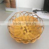 Wholesale Handmade Cheap Weaving Round Plastic Serving Tray thumbnail-3
