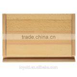 Solid Beech Wood Tablet Holder Folding Book Display Stand Adjustable Wooden Cookbook Reading Book Stand thumbnail-3