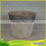 Handicraft Attractive Price Outdoor Garden Tall Square Wooden Vases thumbnail-3