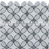 MM-CV278 Cheap cut to size natural stone kitchen marble flower designs mosaics tile
