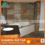 Cultural Rusty Yellow Slate Stone for Wall Cladding and Floor Tiles thumbnail-2