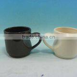 April Hot Sale White and Black Ceramic Lovers Cup thumbnail-1