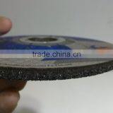 4.5" (115x6x22.2mm) Depressed Center Resin Bonded Reinforced Grinding Wheel For Metal thumbnail-2