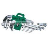 9PCS EXTRA LONG BALL POINT HEX KEY SET