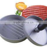 1 Section Cast Aluminum TPR Handle Mini Hamburger Patty Maker thumbnail-2