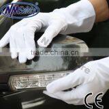 NMSAFETY Safe Test EN388 100% Cotton Knitted Safe Gloves With Mini PVC Dots