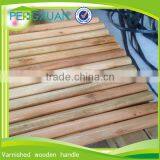 China Manufacturer OEM Varnish Wooden Broomstick Handle thumbnail-2