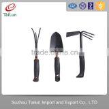 3pcs Small Black Metal Garden Tool Set thumbnail-1