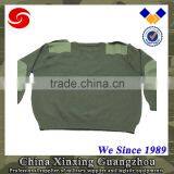 Police Security Blue Men and Woman Unisex Woolen Sweater Pullover thumbnail-2